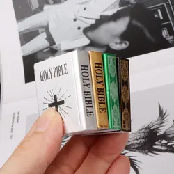 1PCS Miniature Dollhouse Accessories Bible Book Model Mini Props for Bjd Ob11 Dolls House Furniture Scence Decoration Toys