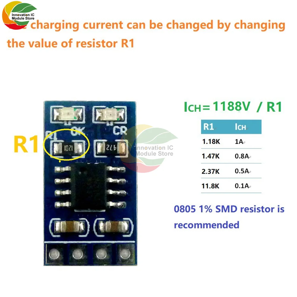 MPPT Solar Controller 3.7V 4.2V 18650 Lithium Battery Charging 1A Charger Module With Pin/pinless Solar Panel Charging Module