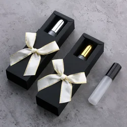 20Pcs 10ml Frosted Perfume Spray Bottle With Black Packing Box Perfume Spray Bottle Cosmetic Gift