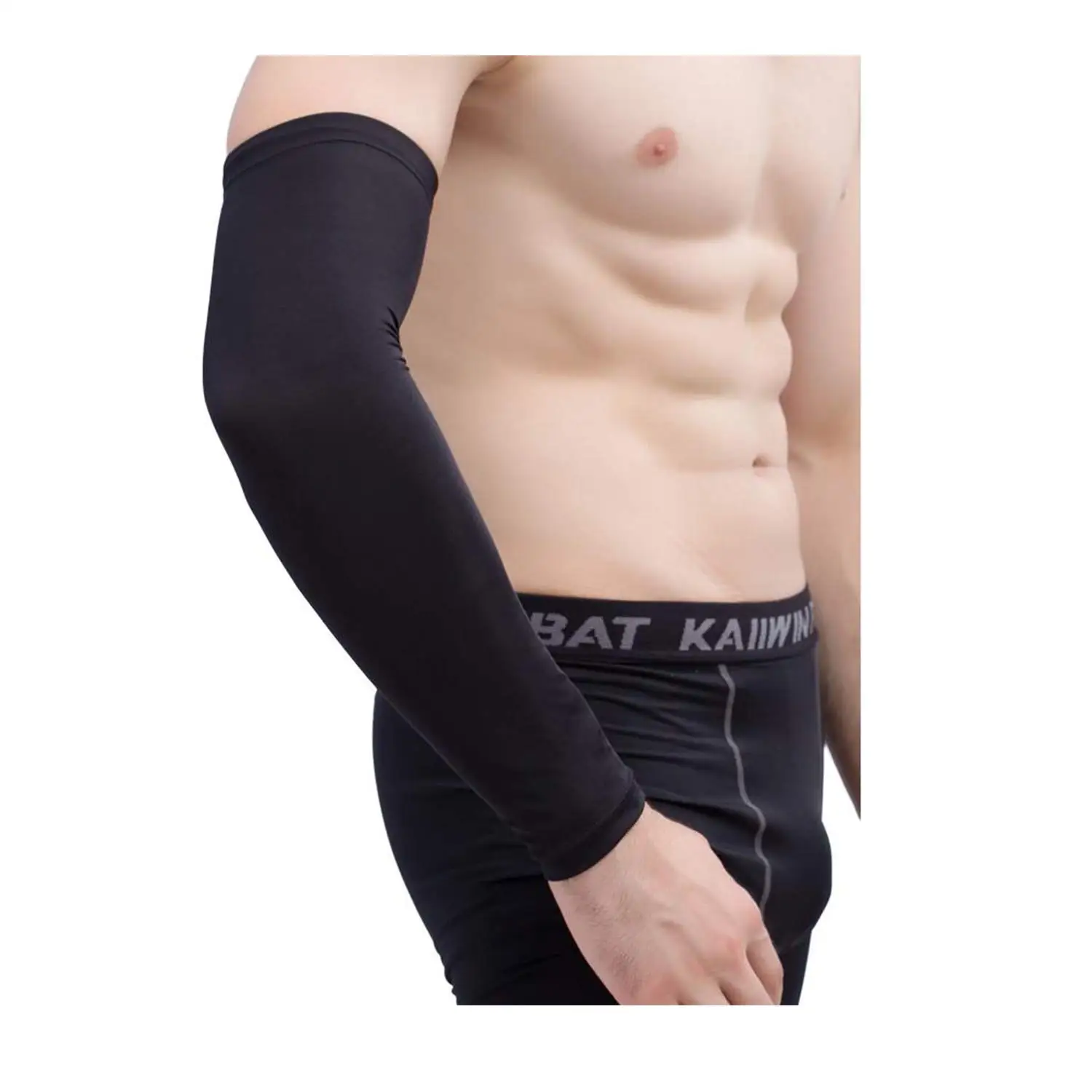 Mangas de brazo de compresión para hombres y mujeres, baloncesto, fútbol, ciclismo, protección UV, niños