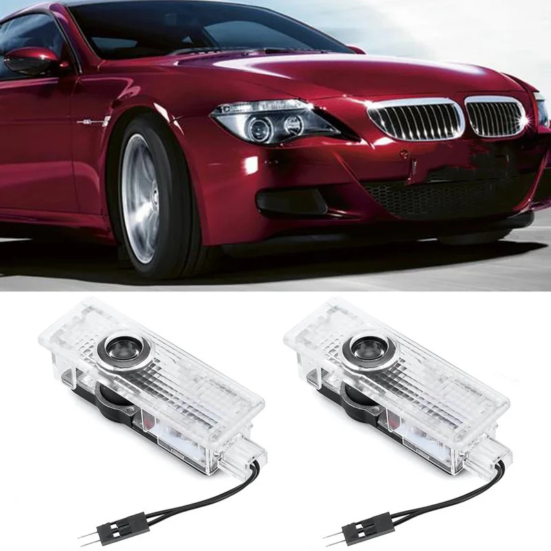 Car Led Door Welcome Lights Auto Logo Projector Shadow Lamps for BMW 6Series E63 E64 F12 F13 M6 3Series E90 E91 E92 E93 M3