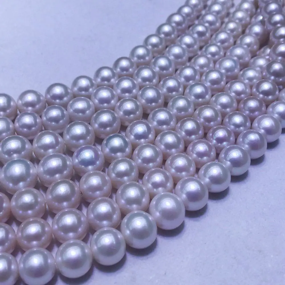 free shipping 16 inch 10.5-13.5 mm perfect round pearl beads in strand,AAA have very few flaw 100% Nature freshwater pearl