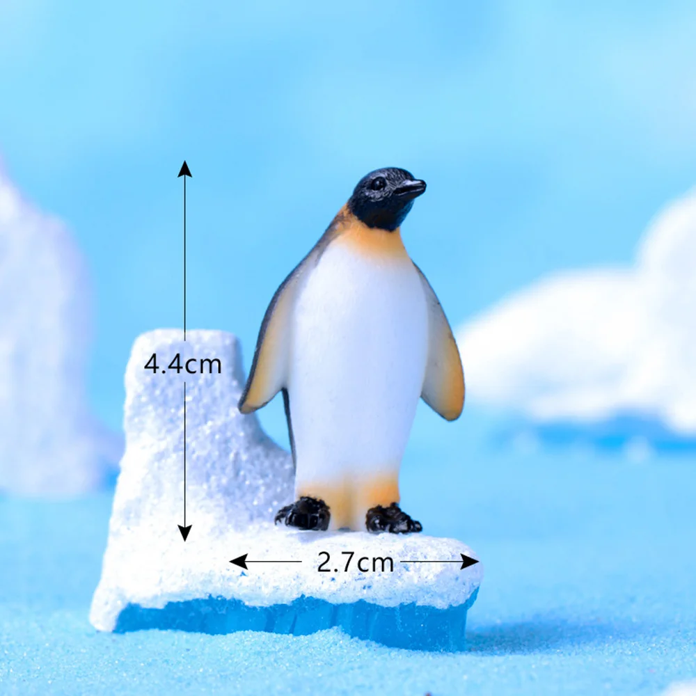 Penguin Figurine Decoration Craft Miniature Model Home Decoration Cute Accessories Desktop Garden Decoration