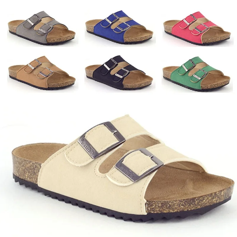 Children Cork Slippers Fashion Summer Sandals Kids Shoes Slip On Child Boys Girls Sandals