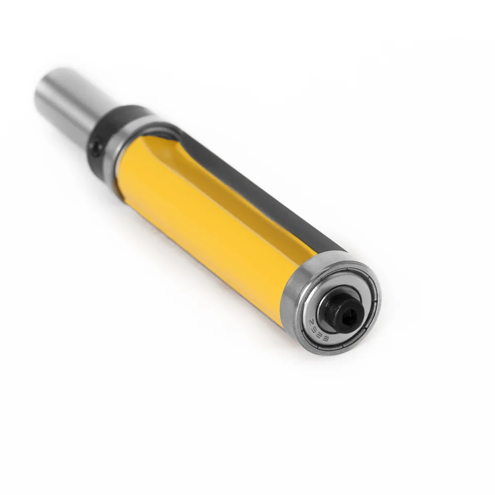 Broca para fresadora de 1/2 ", 12,7 MM, 12MM, Mango para tallado de madera, 1/2 SH, 2-1/2", patrón de embellecedor extralargo, Bearins superior e inferior, 1 unidad
