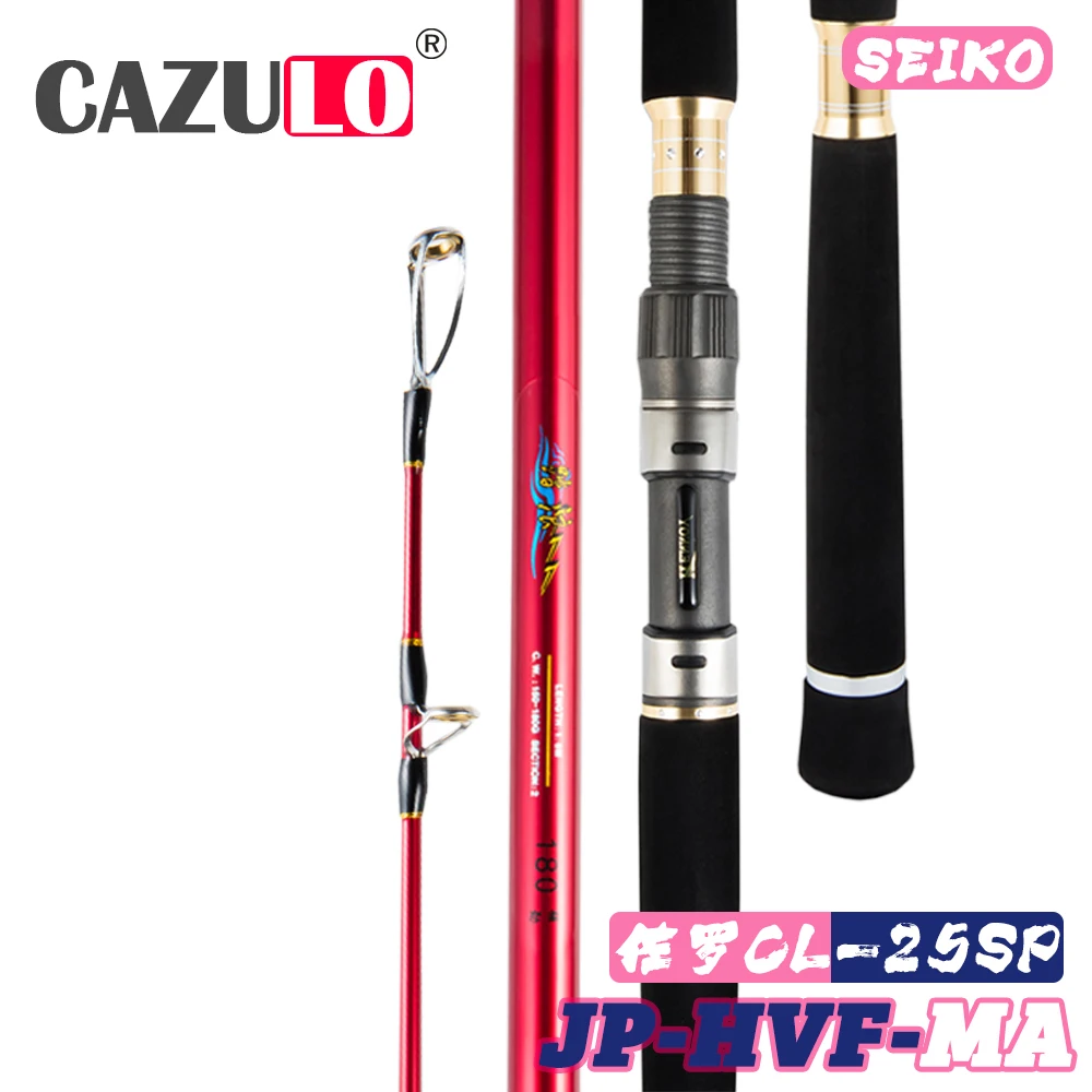 

New Spinning Fishing Accessories Rods Sea Boat Carbon Xh Vara De Pesca Accesorios Mar High Strength Section 2 Canne Peche En Mer