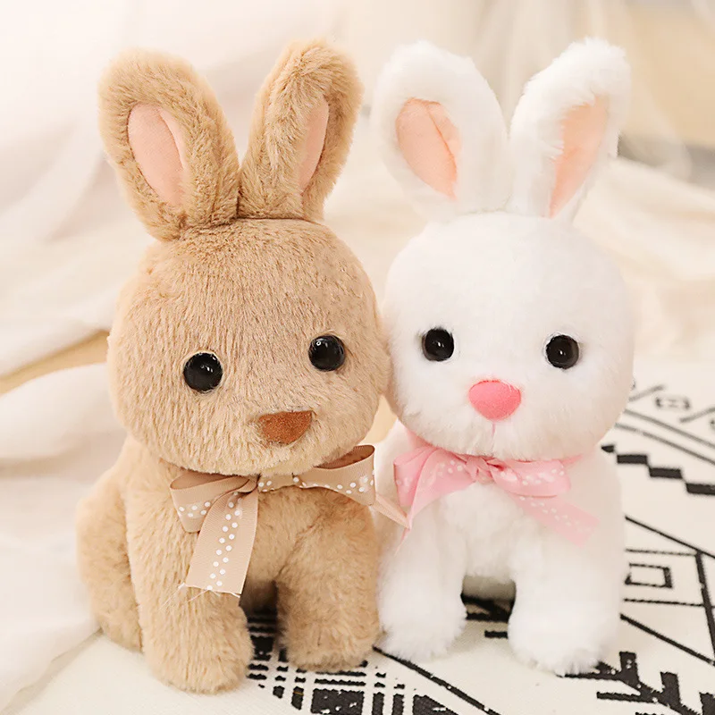 

30-65 cm Lovely Simulation Animal Doll Rabbit Plush Toy Sleeping Pillow Cushion For Women Children Gift Home Car Decor