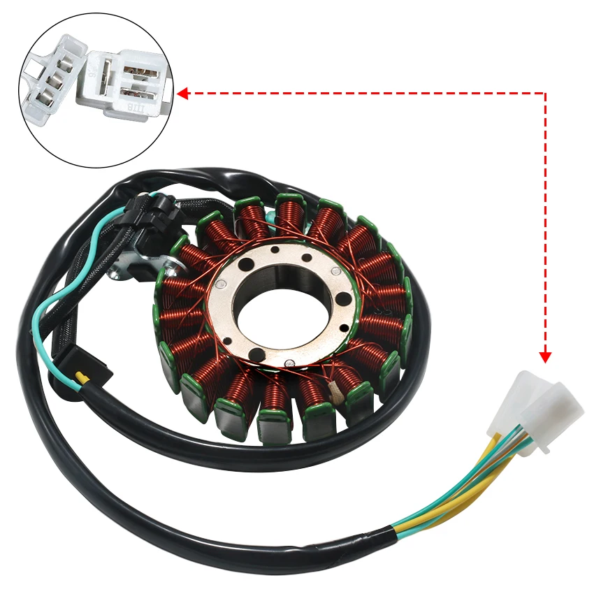 21003-1342 MotorcycleGenerator Stator Coil For Kawasaki BN125 Eliminator 1998-2009 BN125-A1 A2 A3 A4 A5 A6 A7 A8 A6F A7F A8F A9F