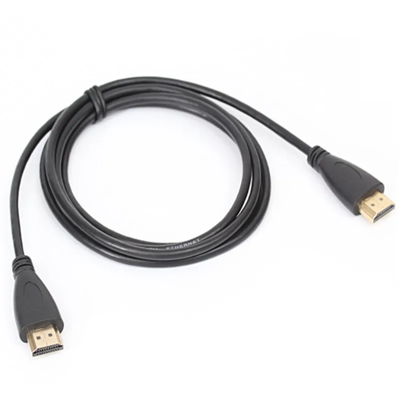 Cable macho a macho compatible con HDMI, enchufe chapado en oro, Cable HD 1,4 versión 1080P HDTV para Xbox/PS3/3D 0,5 m/1,5 m/3m/5m/10m