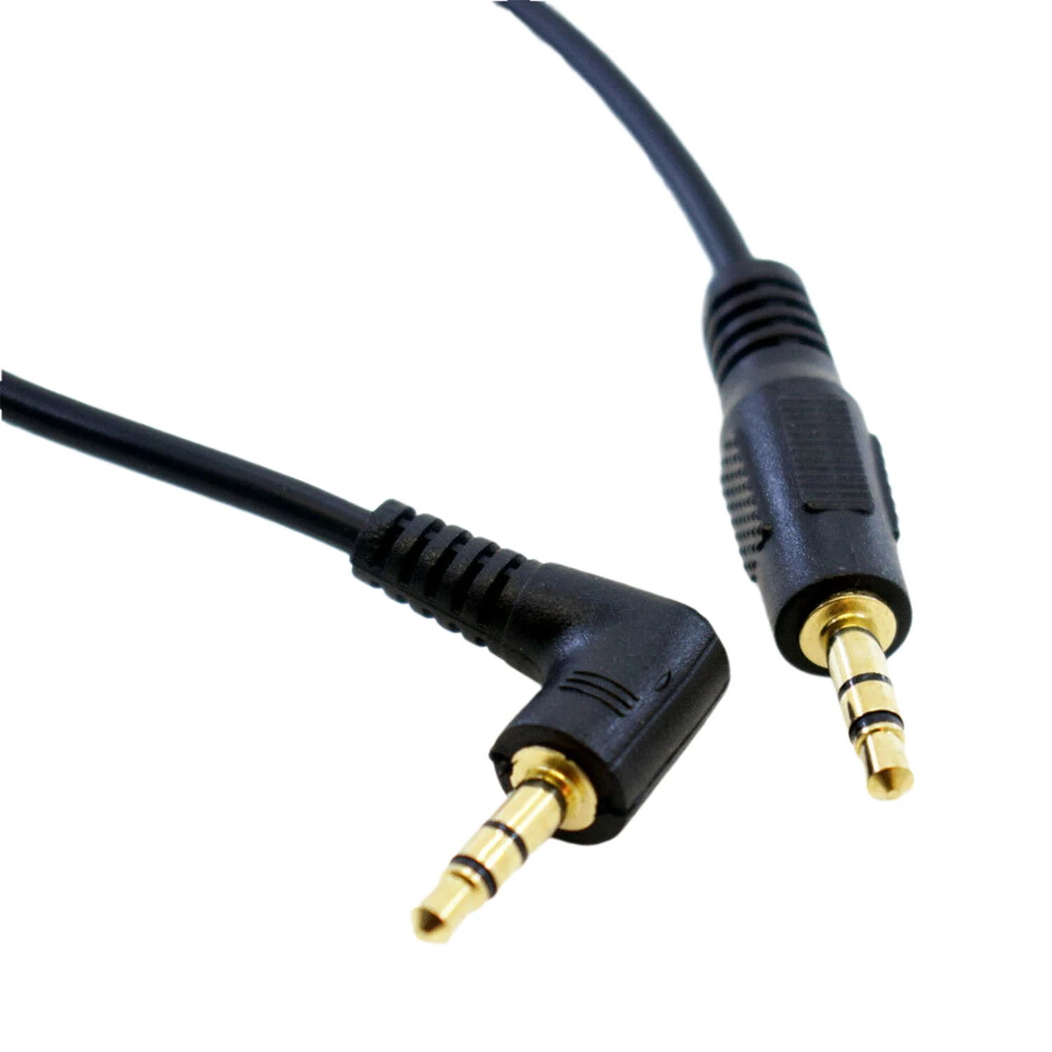 1pc Audio Cable Male to Male L Right Angle 90 Degree 3.5mm Jack Car Aux Auxiliary Headphone Adapter Cord