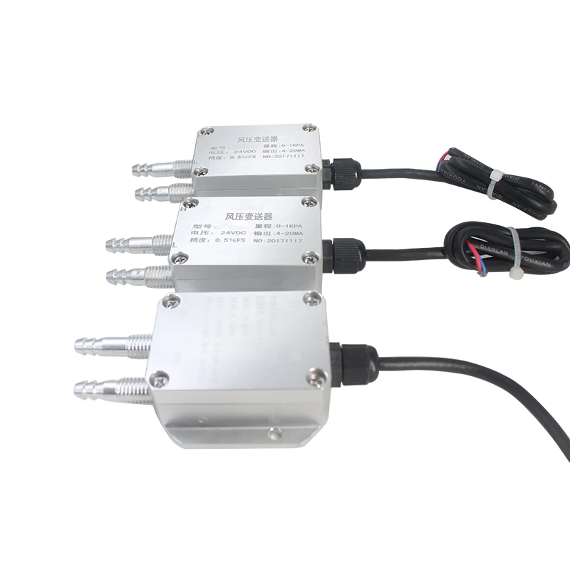 Imagem -06 - Diferencial do ar Transdutor de Pressão Diferença Digital Micro ar Vento Pressão Transmissor 420ma 010v 05v Sensor 0-100kpa