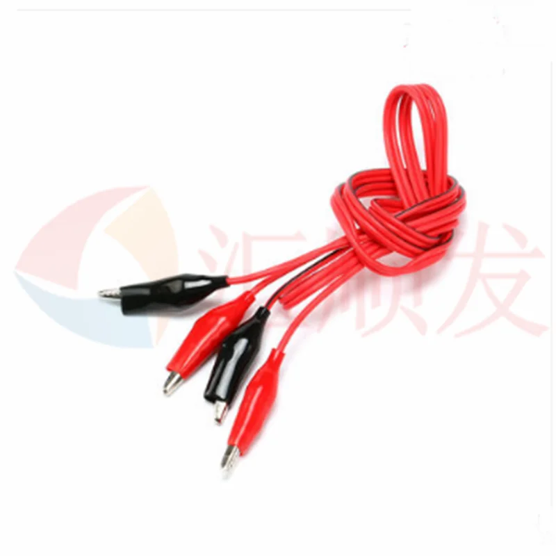 مزدوج الرأس التمساح كليب الحبل الموز التوصيل إلى التمساح كليب اختبار خط اختبار الطاقة خط 2 خطوط 4 مقاطع 2 المقابس 2 مقاطع