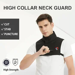 Cut& Slash Resistant High Collar Neck Guard Chest Protector Anti-stab Self-defense Body Safety