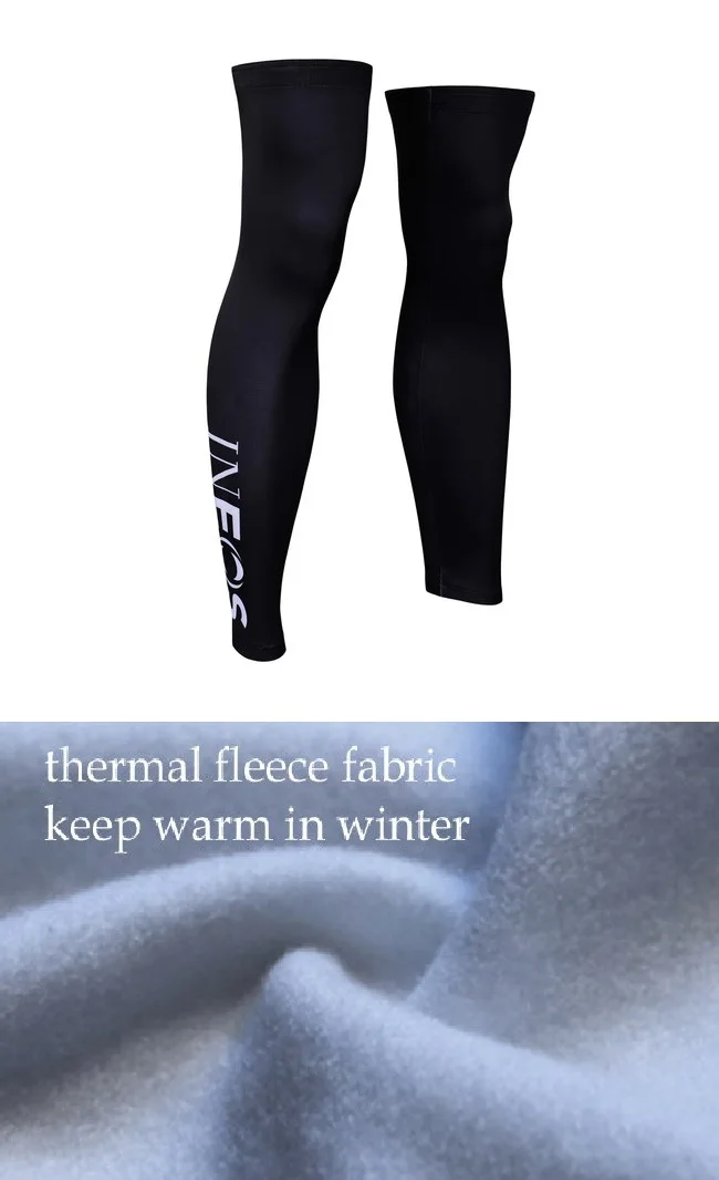 WINTER FLEECE THERMAL 2020 INEOS 2 COLORS Men's Cycling Leg Warmers WARMER Outdoor Sports MTB Bike Bicycle Legwarmers One Pair