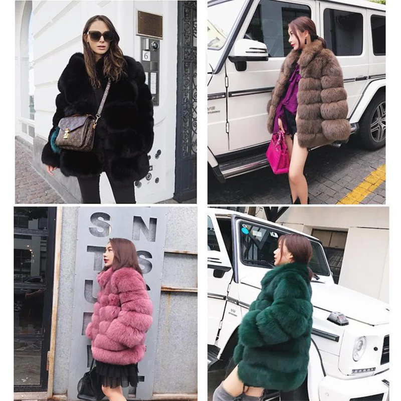 Winter Thick Warm Faux Fur Coat Women Plus Size 6XL Long Sleeve Faux Fur Jacket Luxury Winter Fur Coats