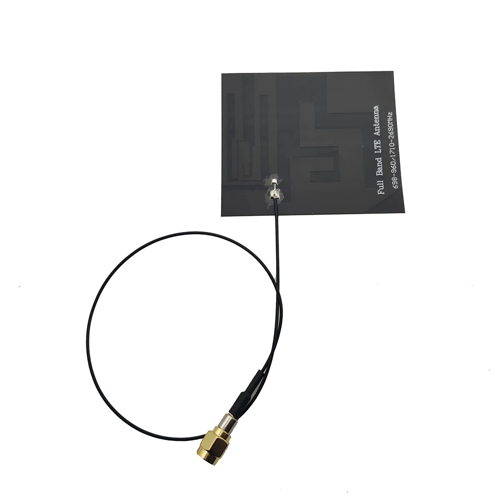 

gprs gsm 2G 3G 4G LTE High Gain 8DBI full band internal FPC Flexible Antenna SMA male interface 30CM Cable length 698-2690MHz