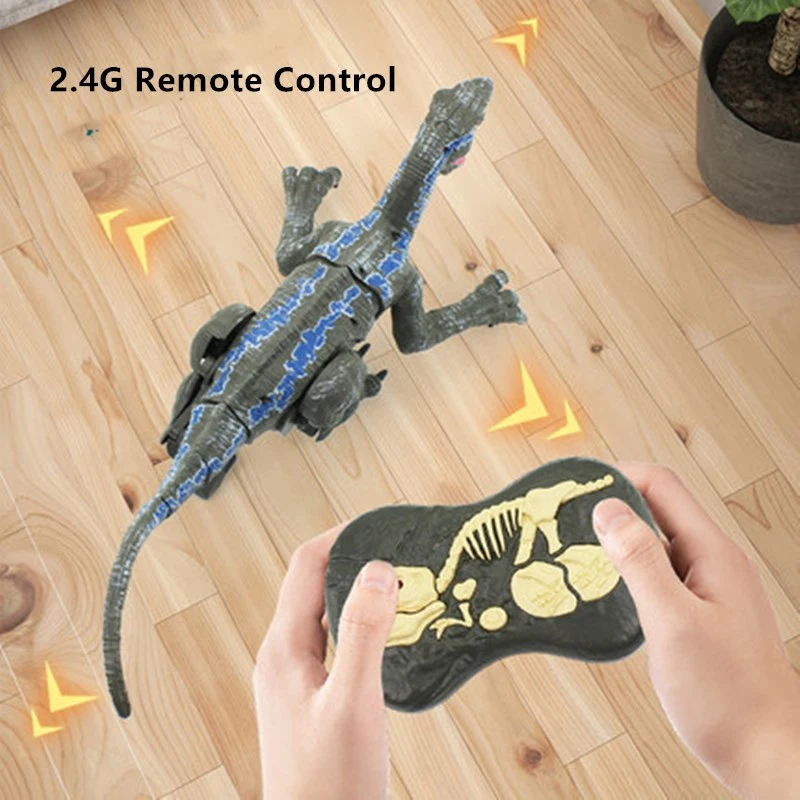 Large Multifunctional Dinosaur RC Dinosaur 2.4G 5CH Simulation Dinosaur Sound And Light Multi-Link Joint Remote Control Dinosaur