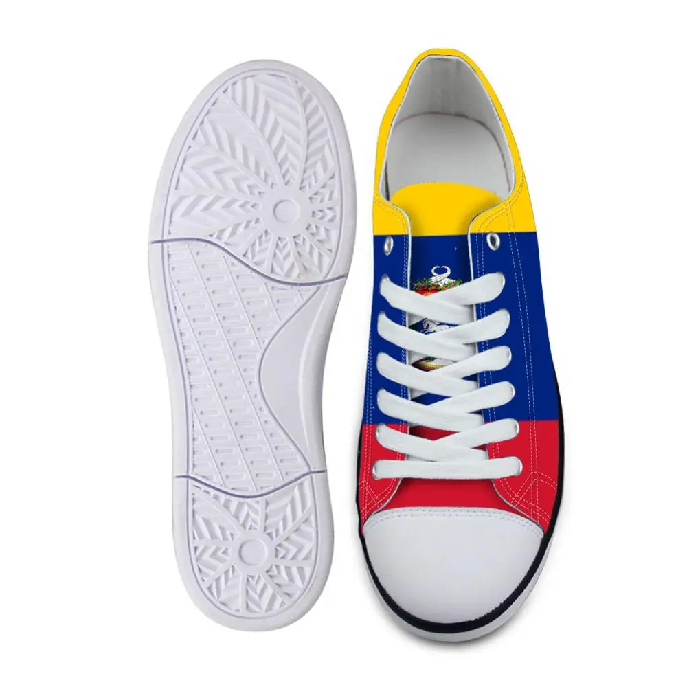 VENEZUELA male youth diy free custom name number photo ven shoes nation flag ve venezuelan spanish country college casual shoes