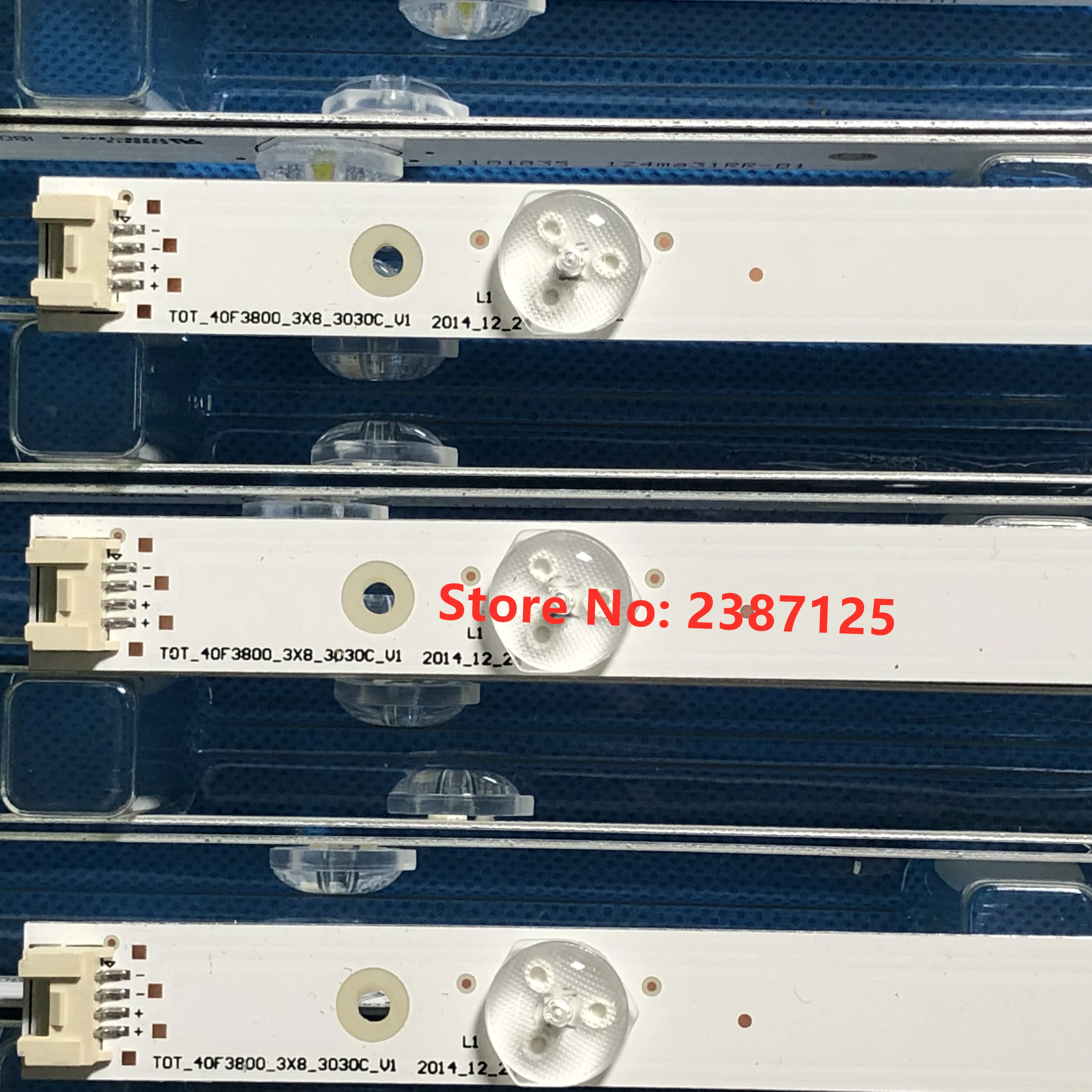 New 10set  LED Strip For 40S560 42M4080A L40F1800E B40A380 40HR330M08A2 V0 TOT-40D2700-3X8-3030C  4C-LB400T-YH6  LVF400SS0TE2V2