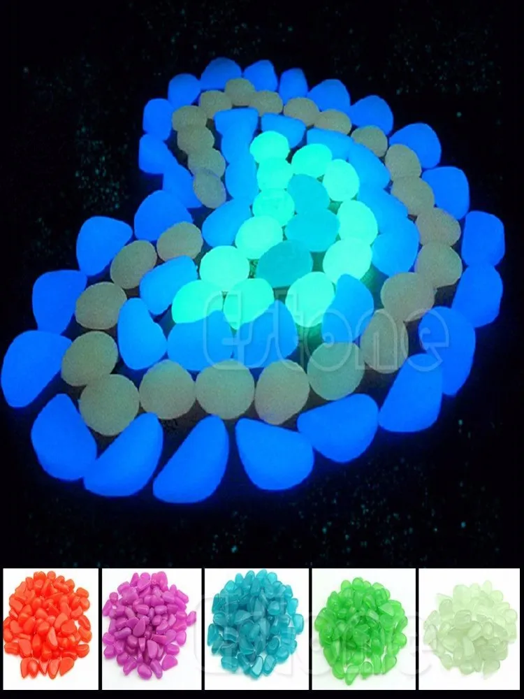 

Artificial Lightweight Luminous Pebble Stone For Home Fish Tank Decor Garden Corridor Decorations 300pcs Free Shipping