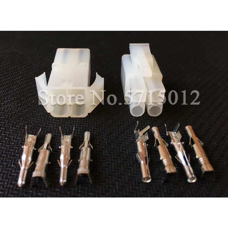 5 set 4 Way 4 Hole Female And Male Big Tamiya Connector Set Kits Large Tamiya Set L6.2 6.2MM Socket Plug