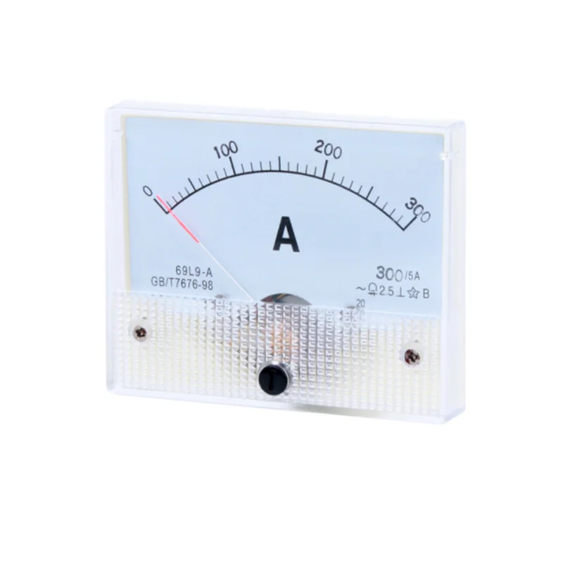 69L9-A Analog AC Ammeter 20A 30A 50A 100A 80*65mm