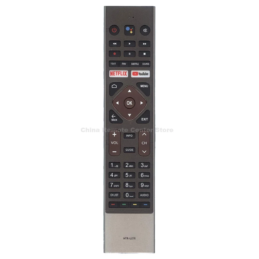 الأصلي صوت التحكم عن بعد HTR-U27E ل هاير SmartTV LE32K6600SG LE43K6700UG LE50K6700UG LE50U6900UG LE55K6700UG LE65S8000UG