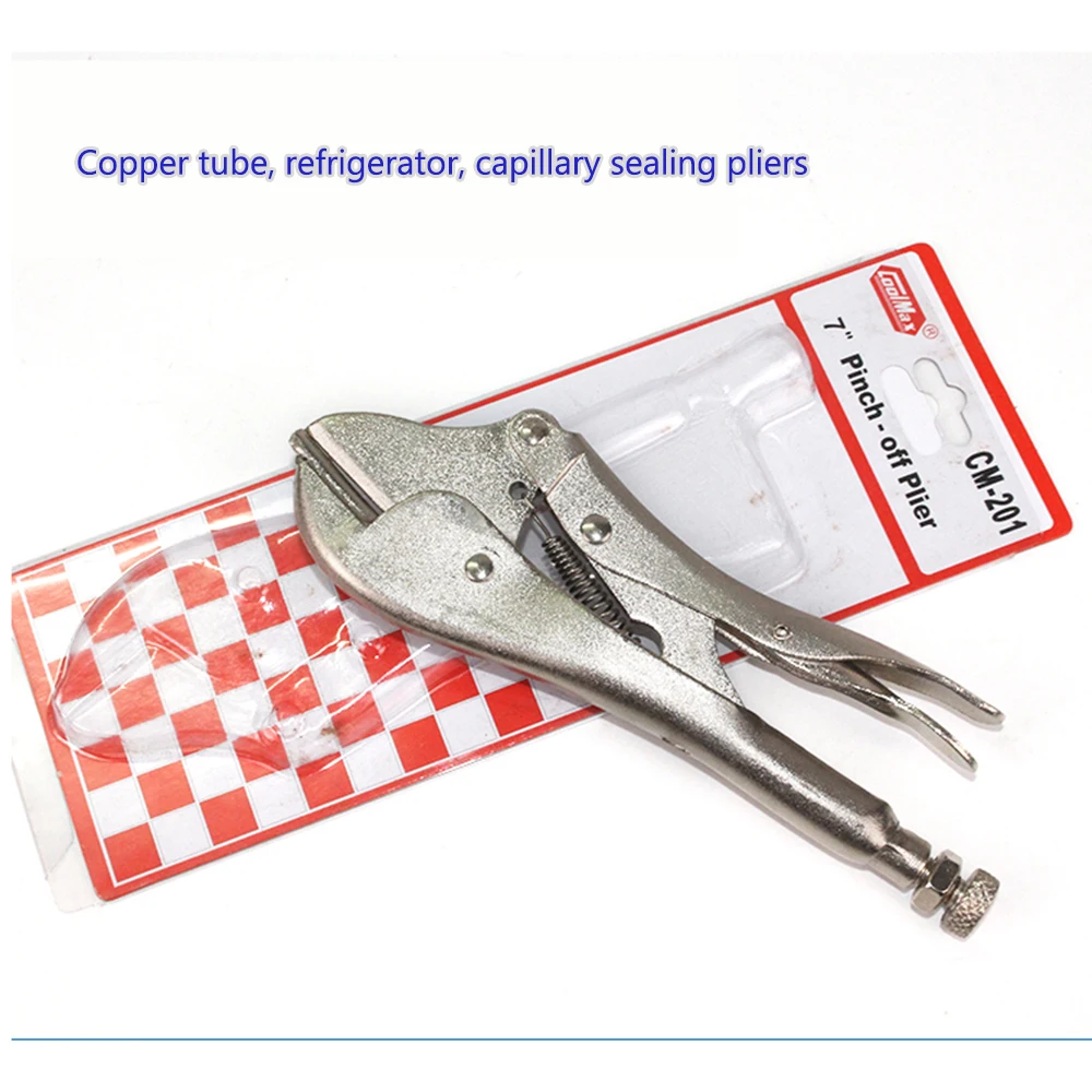 

Pinch-off Plier CM-201 Sealing Pliers Air Conditioners Refrigerators Refrigeration Tool 7" Copper Repair Parts Tool