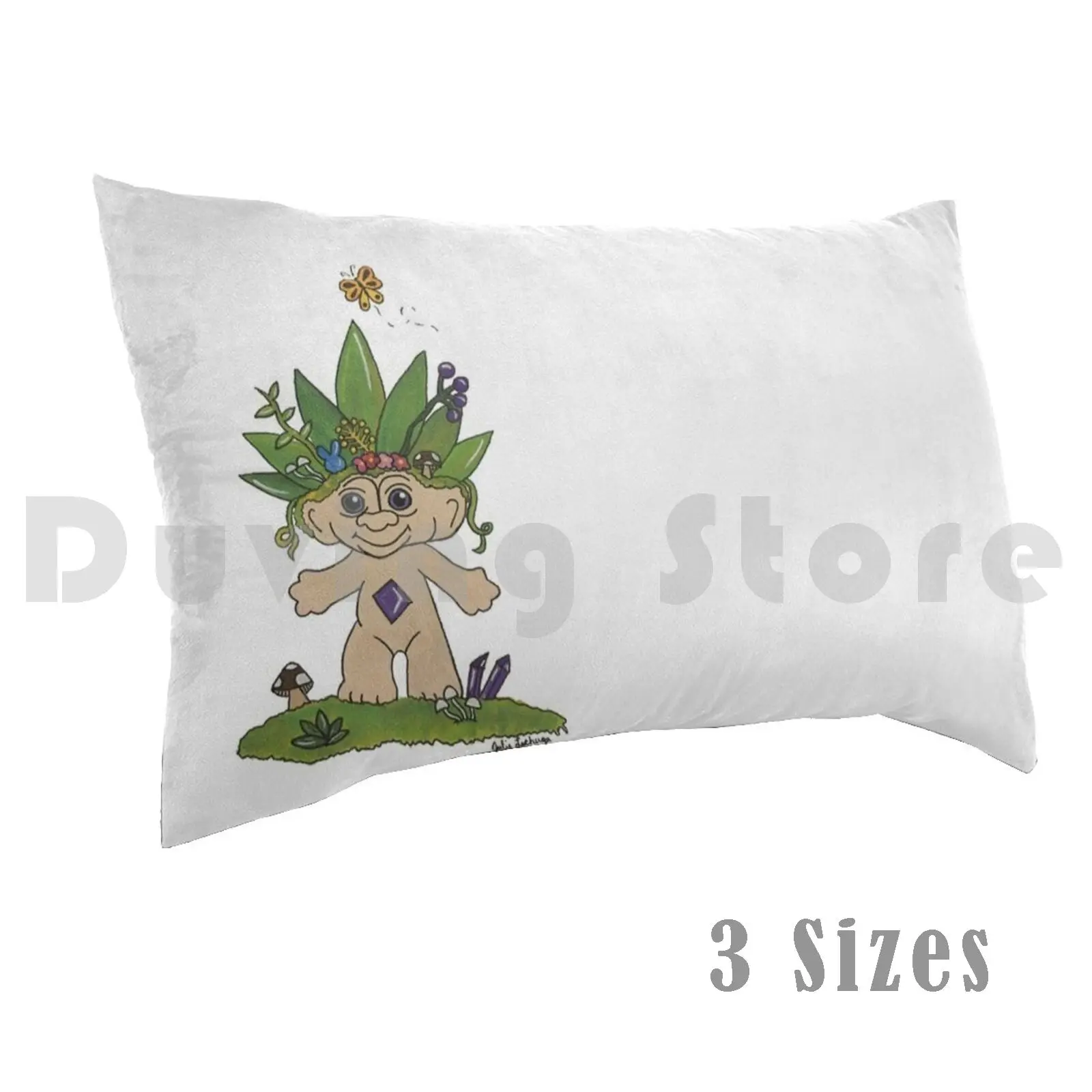 Succulent TrollPillow case Succulents Troll Trolls Treasure Trolls Succulent Trolls Nature Plants