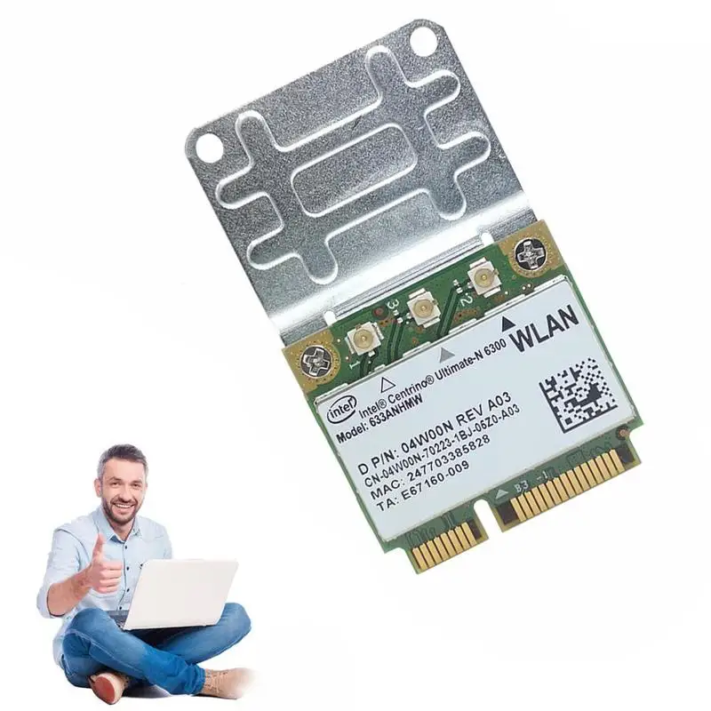 New Mini Metal from half-height to full-height Extension Card Wireless WiFi PCI-Express Adapter Bracket With Screws