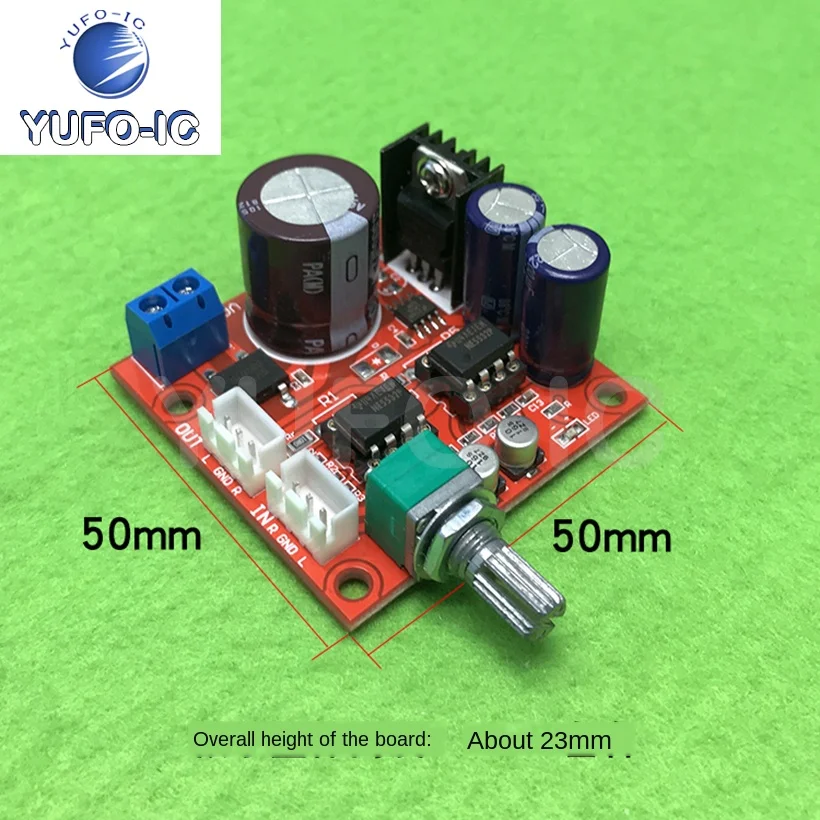 3pcs Double NE5532 Pre-Amplifying Plate Of Single Power Supply And   Pre-Amplifying Module With A Volume Adjustment