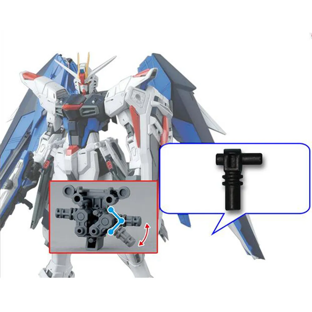 Peças de reparo para juntas de perna de metal, 2 peças j4 para mg freedom ver2.0/justiça/providade 1/100, para modelo de gundam, peças diy