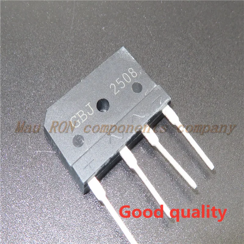 5PCS/LOT  NEW GBJ2508 DIP 25A 800V Rectifier Bridge Reactor Rectifier Bridge In Stock