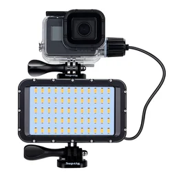 5200mAh Waterproof Power Bank Battery Charger Waterproof Case Fill Light Lamp For GoPro Hero 10112/987543 Camera Diving Charging