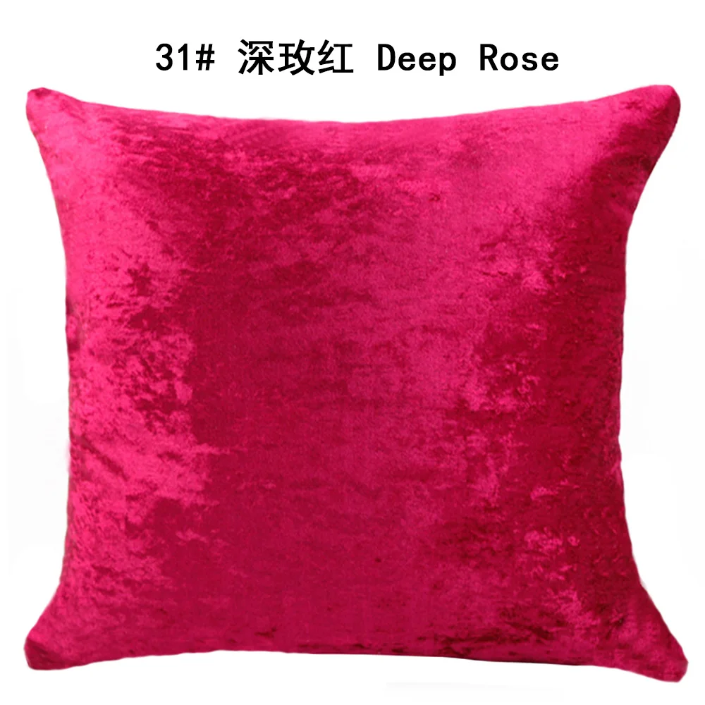 Custom 30*45 35*50 40*60cm Polyester Ice Velvet Cushion Covers HT-PIVBC-A