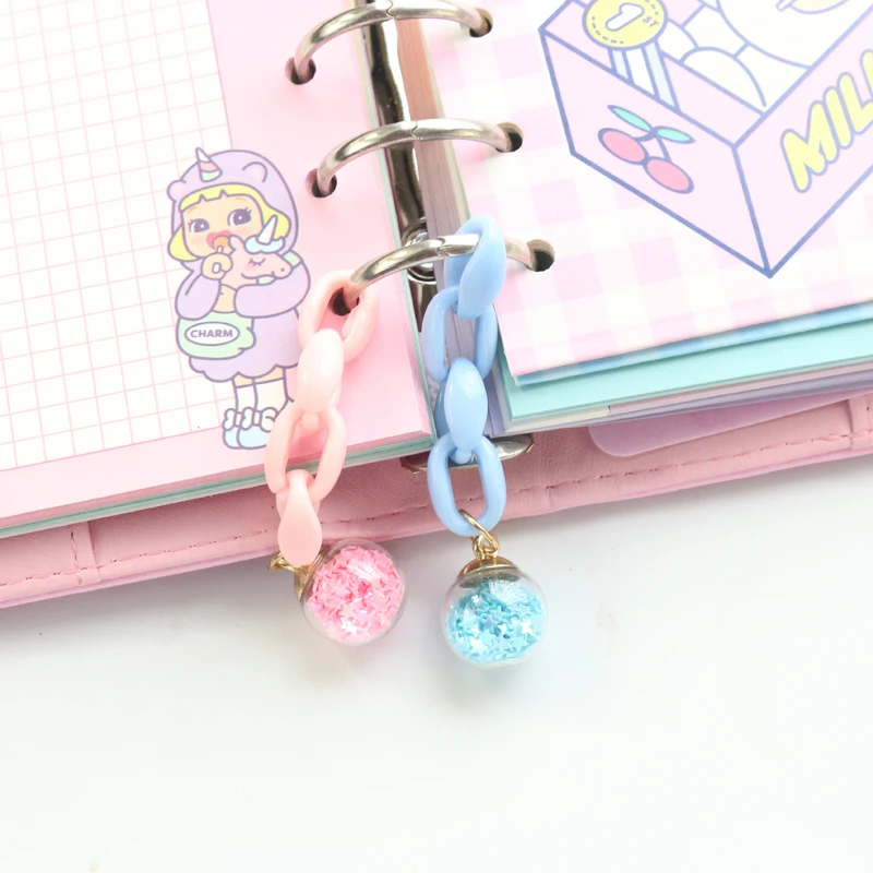 Domikee nette kawaii kreative pailletten hängen ornament planer notebooks zubehör schreibwaren