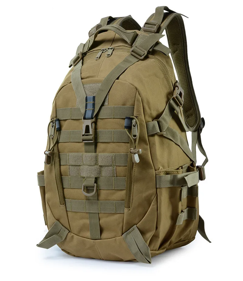 Mochila nueva de viaje a la moda, Molle táctica del ejército, escalada, senderismo al aire libre, mochila reflectante, 2024