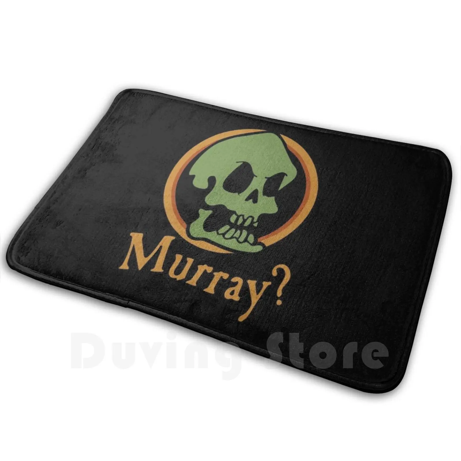 Murray ? Carpet Mat Rug Cushion Soft Murray Pirate Skull Secret Of Monkey Island Video Game Retro Cranium Brainpan