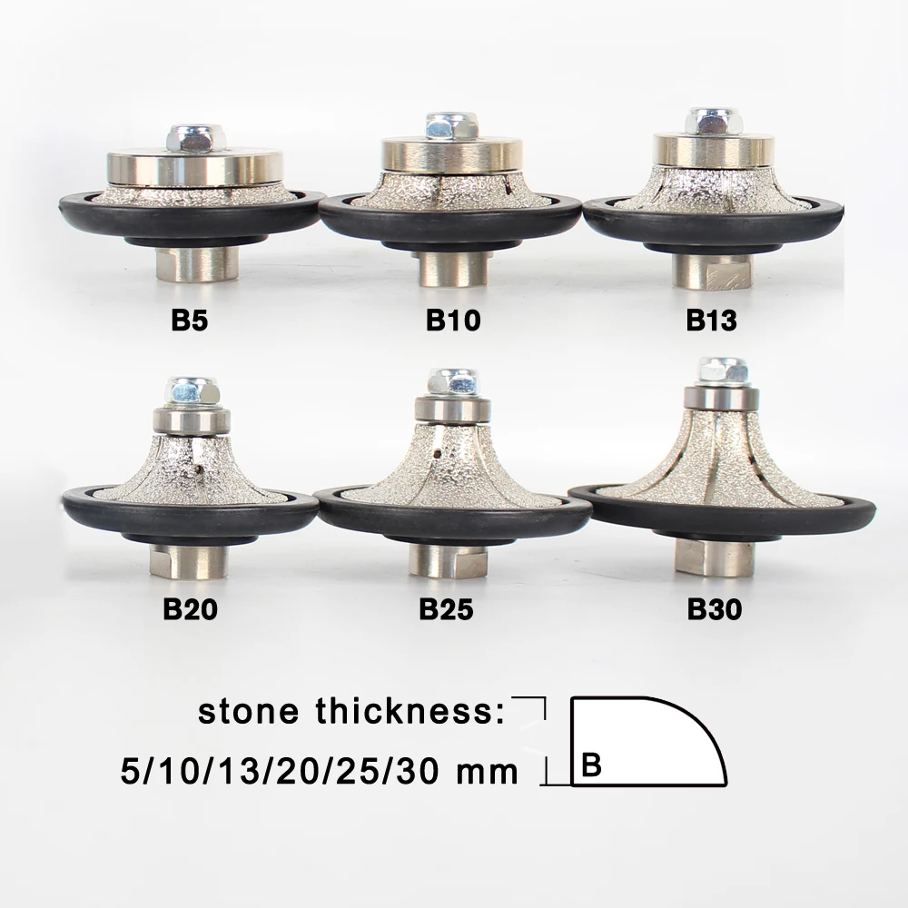 Raizi Demi bullnose Grinder Wheel For Granite 5/10/13/20/25/30 cm Profiling Diamond Profile Grinding Wheel