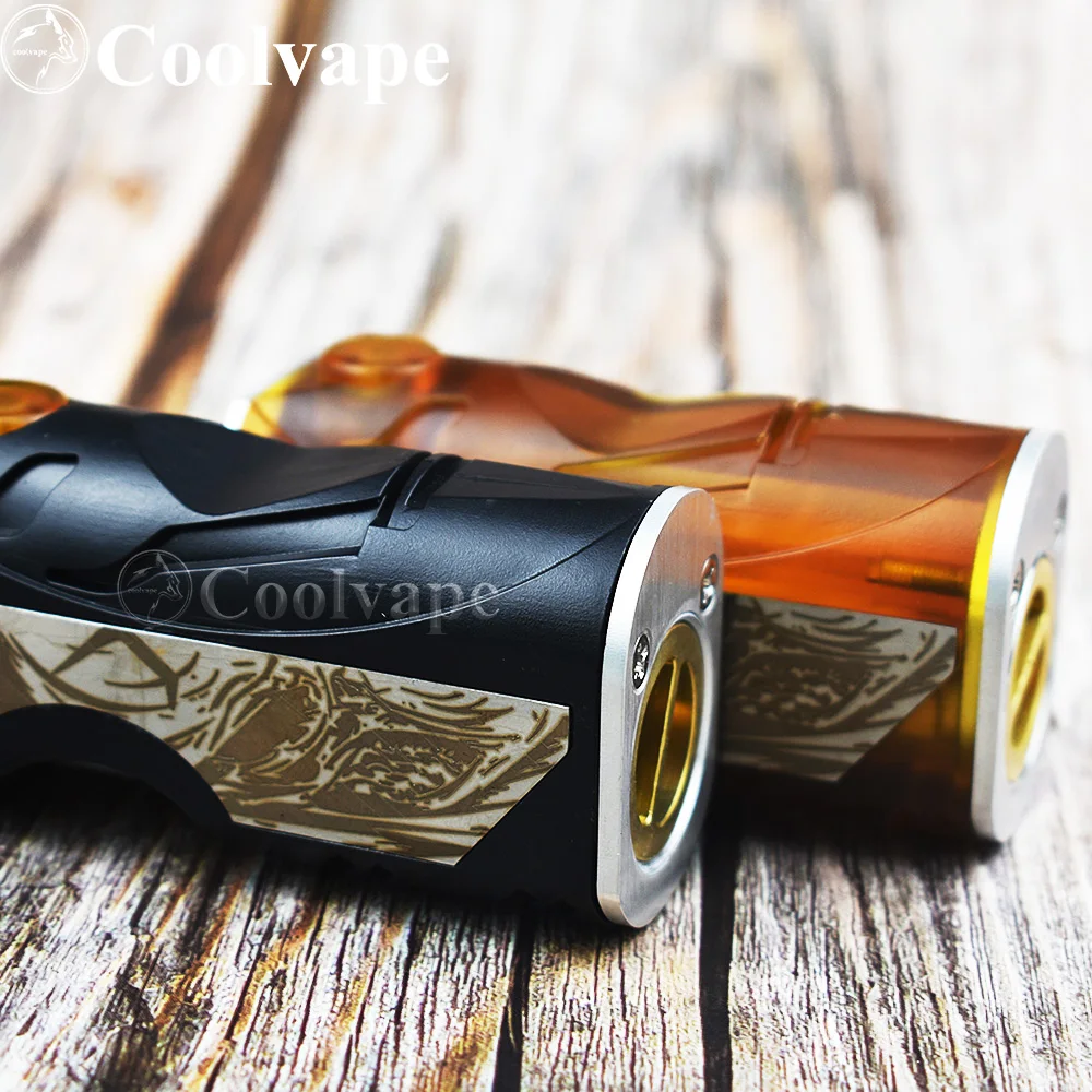 Wolf Coolvape vertex mod 18650/20700 battery aluminum+pei/pom material e-cigarette mechanical mod fit 510 rda rta atomizer