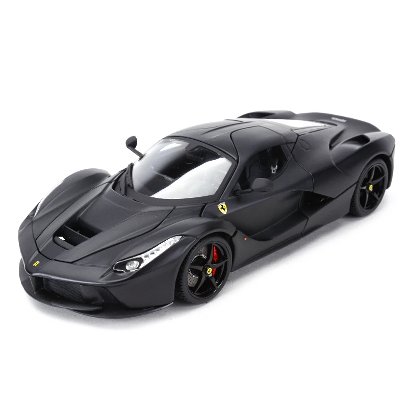 سيارة رياضية Bburago-Ferrari Laferrari نسخة مكررة ، مركبات محاكاة ثابتة مصبوبة في قالب ، ألعاب سيارة نموذجية قابلة للتحصيل ،