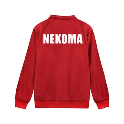 Anime Nekoma Fukurodani Jacket Coat Cosplay Costume Jersey Sportswear Uniform Men Women Sweatshirt C35M32