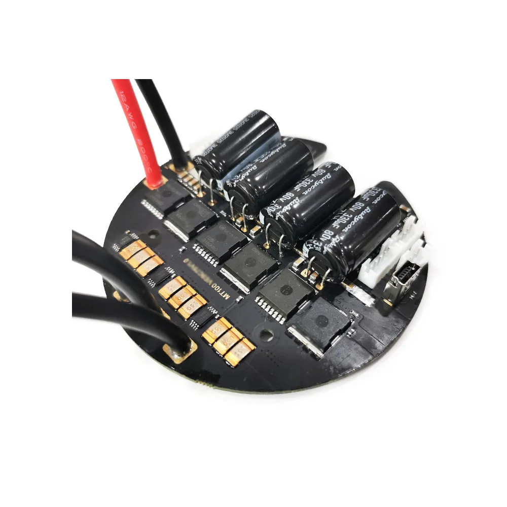 

Maytech 75V Controller VESC_TOOL Compatible MTSPF7.5R V75_300 based Round Super FOC ESC for Electric Skateboard Longboard