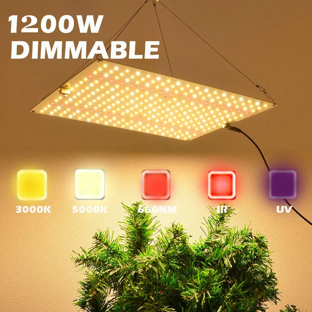 

LED Grow Light 1200W Samsung LM281b+ Full Spectrum Grow Light Phytolamp For Indoor Plants Growth