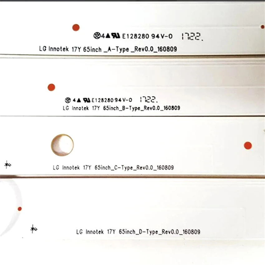 LED Bands For LG 65LJ617T 65LJ619V 65LJ622V 65LJ624V TV LED Bars Backlight Strips 65UJ63_UHD Line Ruler Array Innotek 17Y 65inch