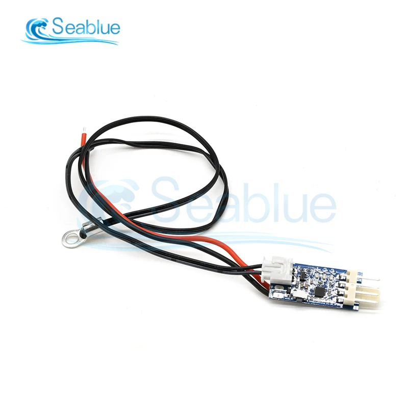 DC 5V/12V Micro Four-wire PWM Fan Temperature Controller Ultra-small Single-Channel 10CM Small Black Head Probe Practical