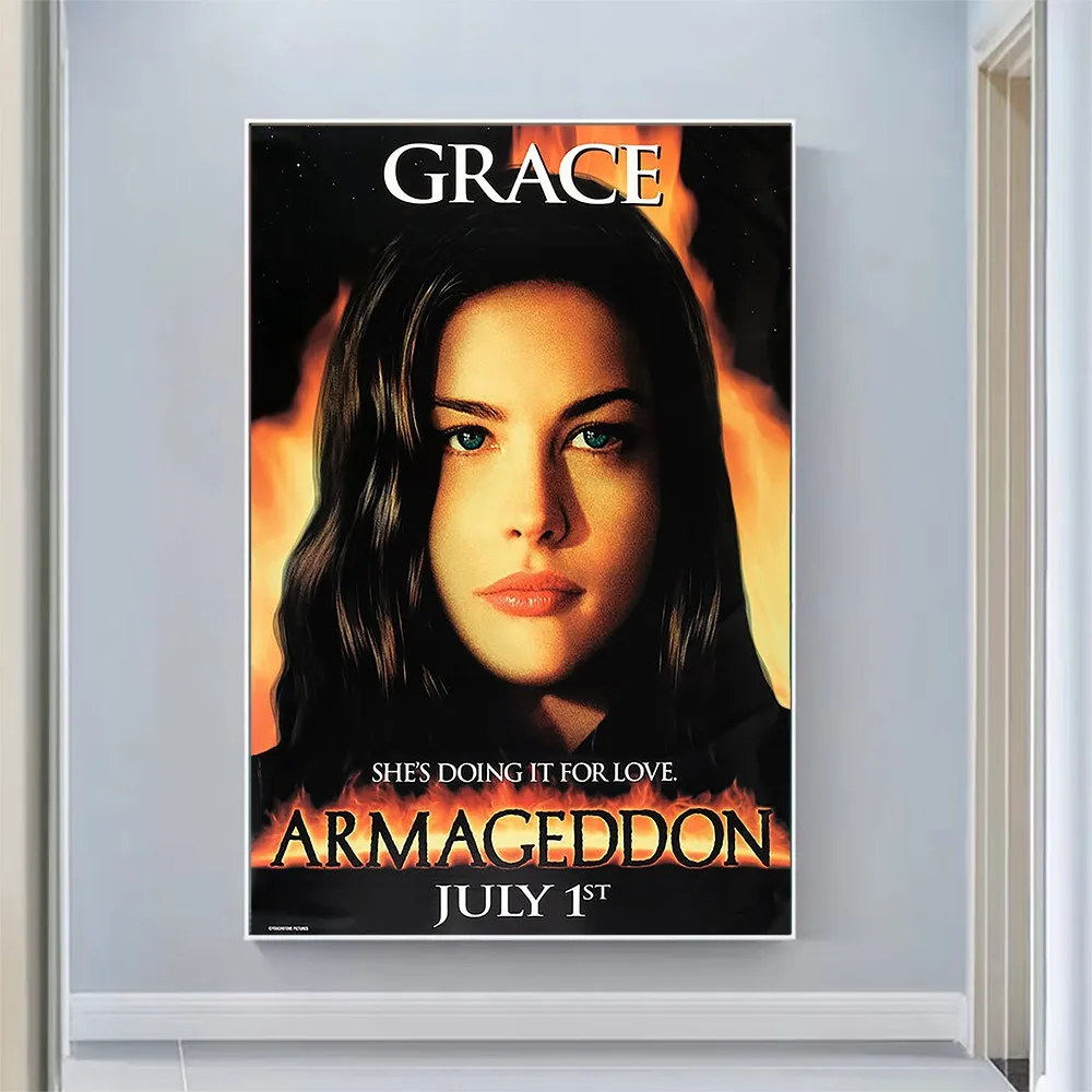 

V2223 Armageddon (5) Vintage Classic Movie Wall Silk Cloth HD Poster Art Home Decoration Gift