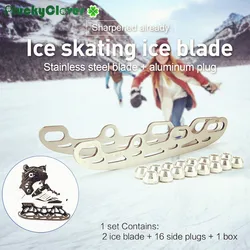 1 Set Ice Skate Blade 253/290mm Ball Ice Blade Replacement for Inline Roller Slalom Skate Shoes Figure skates Ice Hockey Blade