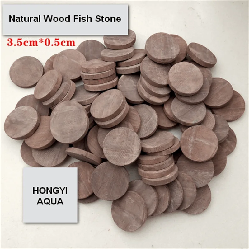 HONGYI wood fish stone piece coral broken limb base aquarium supplies mineralized slice water purification particles 10 pieces