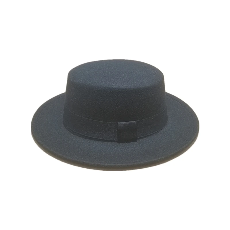 Winter Autumn Imitation Woolen Women Men Ladies Fedoras Top Jazz Hat European American Round Caps Bowler Hats Feminino Gorra